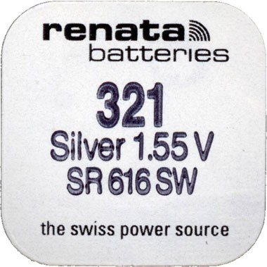 Renata R321 SR616 (10/100) батарейка