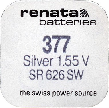 Renata R377 SR626SW SR66 (10/100) батарейка