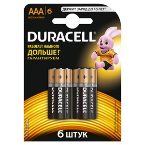 Duracell   LR03-6BL  BASIC батарейка