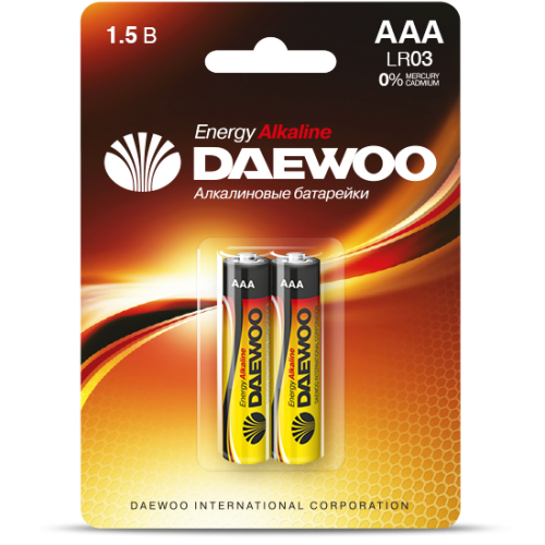 Daewoo LR03 BL*2 батарейка