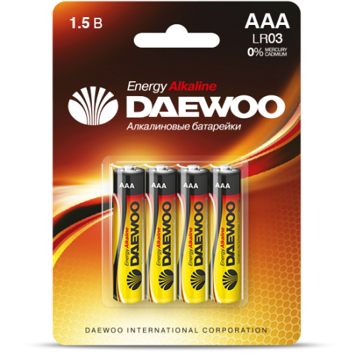 Daewoo LR03 BL*4 батарейка