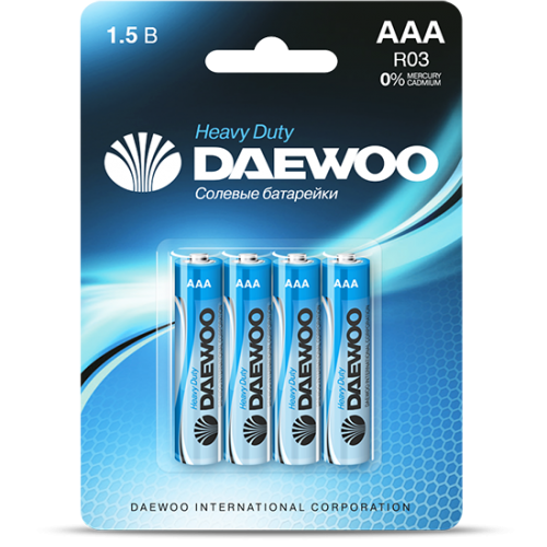 Daewoo R03 BL*4 батарейка