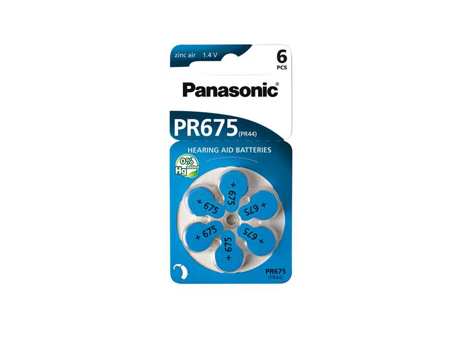 Panasonic  PR  - 675 H батарейка